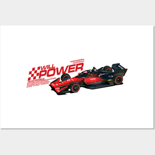 Will Power 2022 (red) Posters and Art